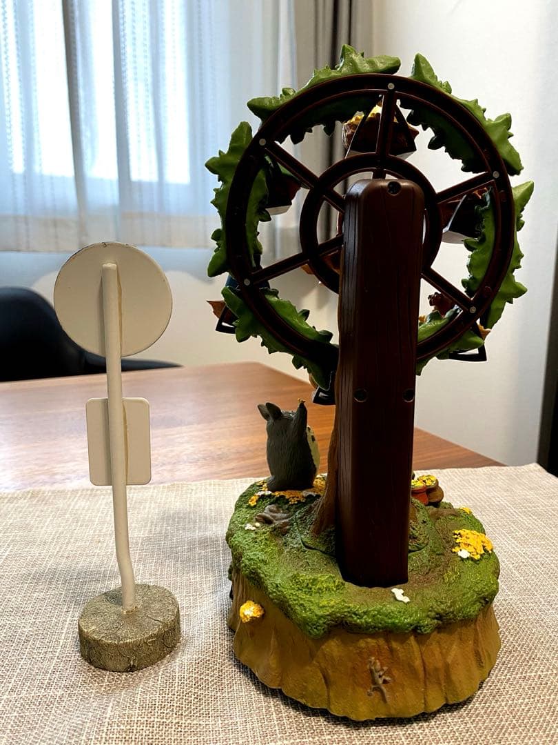 ☆稀少・廃盤品☆となりのトトロ　「森の観覧車オルゴール」+「バス停」宮崎駿