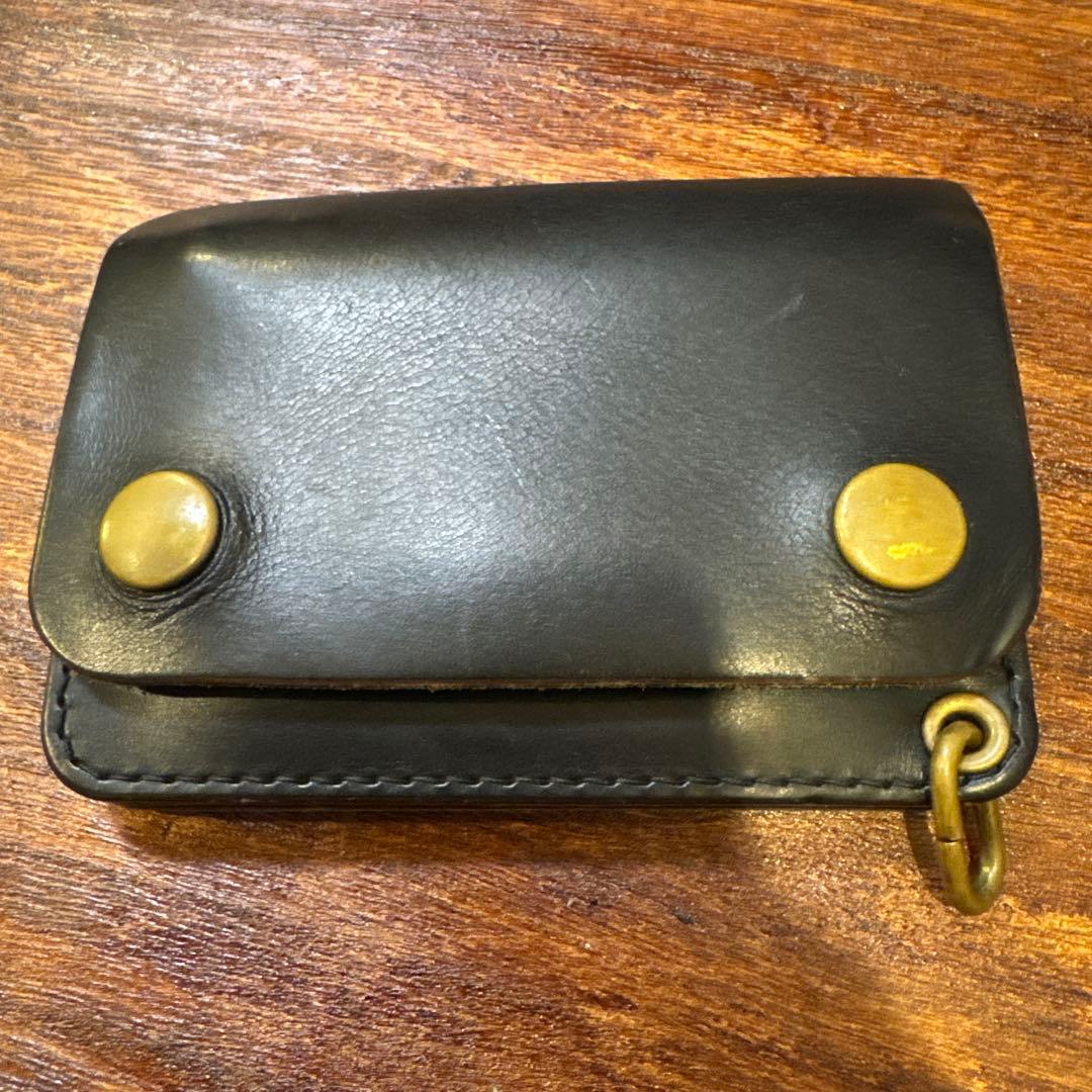 ミニ トラッカーウォレット 120 タロンジッパー ホーウィン　クロムエクセル