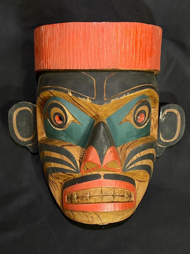 Kwakiutl Mask Oscar Ozzie Matilpi 木製 マスク