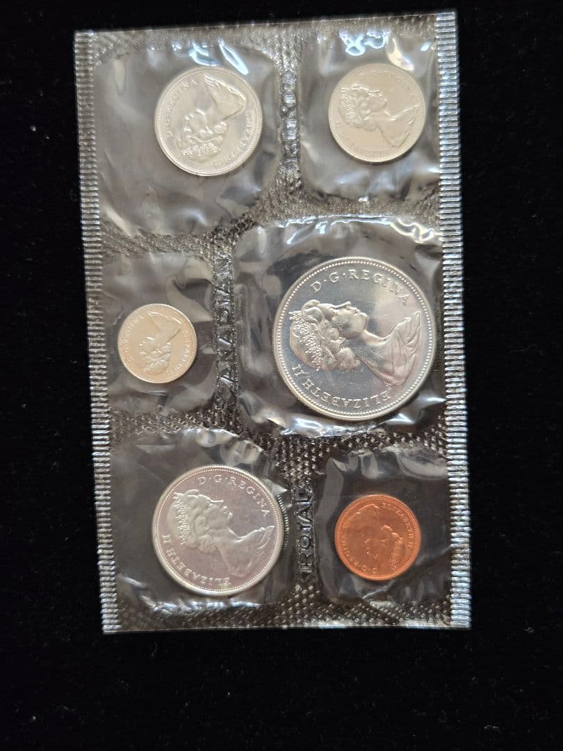 (プルーフライク) カナダ連邦　建国100周年記念　セット　1967