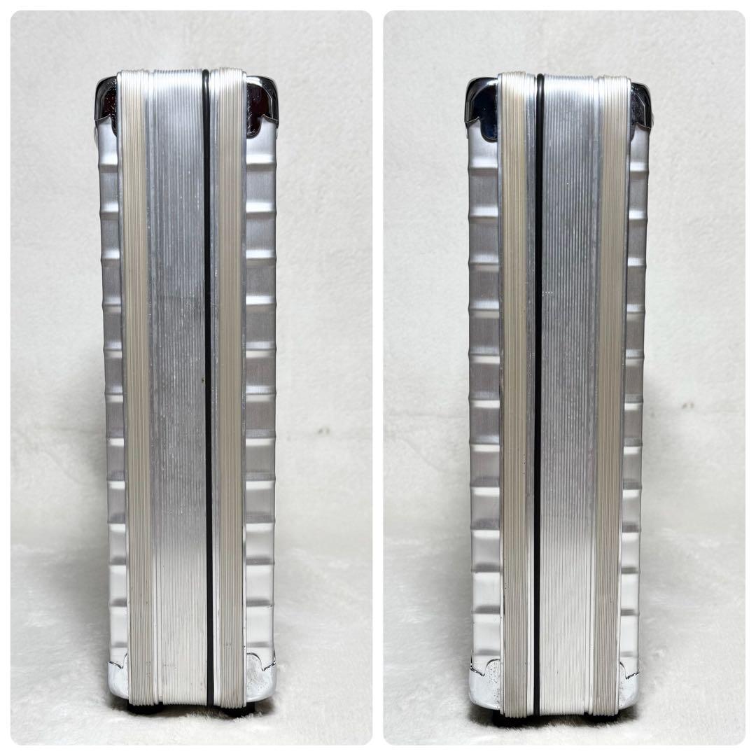 良品 RIMOWA リモワ アルミ製 アタッシュケース カギ付き