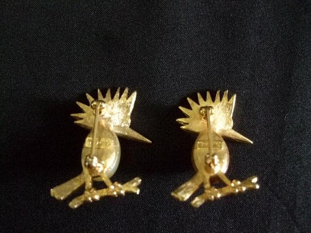 TRIFARI　トリファリ　1960年代　ヴィンテージ　ウッドペッカー　ブローチ