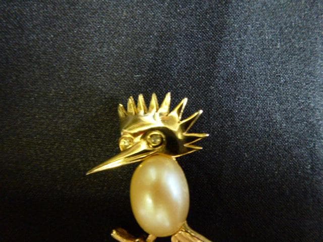 TRIFARI　トリファリ　1960年代　ヴィンテージ　ウッドペッカー　ブローチ