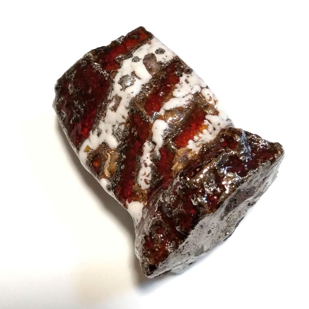 市川透　迦具土　ぐい呑　共箱　赤金銀彩　未使用