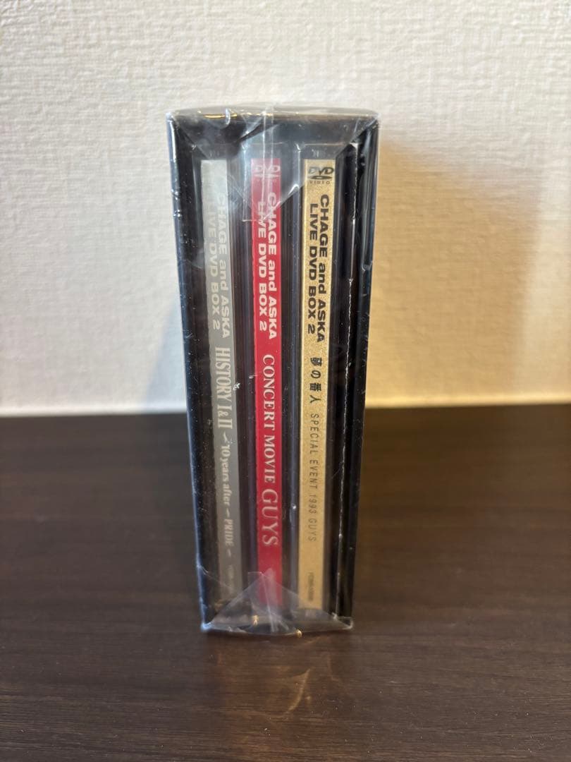 【新品未開封】CHAGE and ASKA LIVE DVD BOX 1〜4