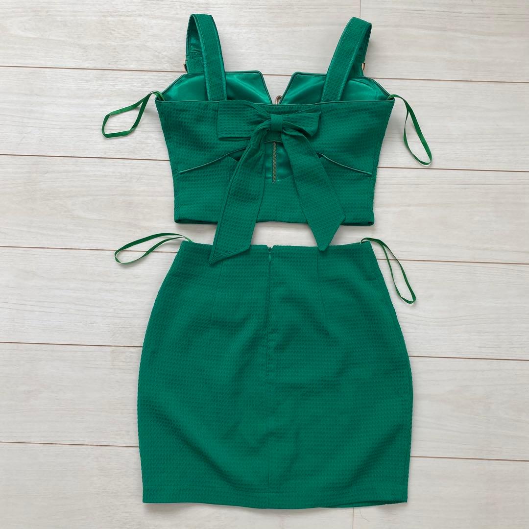 【an/アン】キャバドレス セットアップ Sサイズ