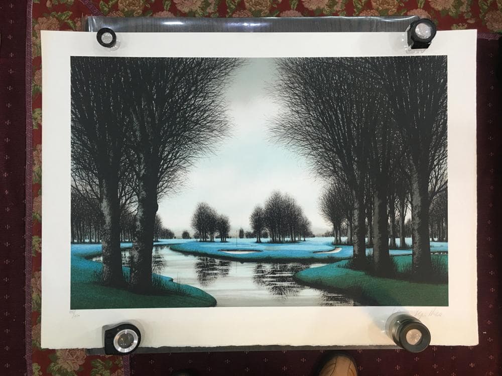 ★デペルト　リトグラフ　直筆サイン フォレストオークス シートのみ！