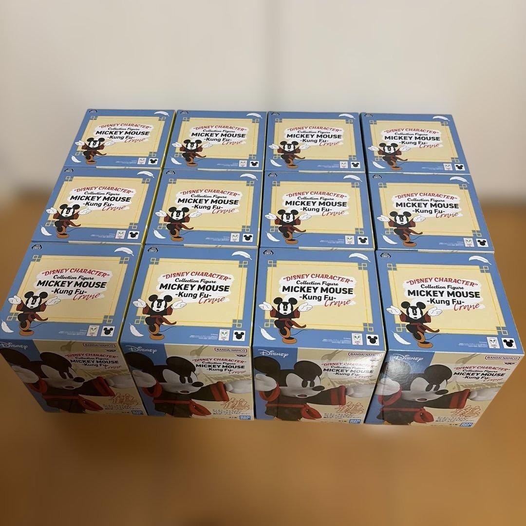 ミッキーマウス（カンフー）　鶴のポーズver. フィギュア12体セット