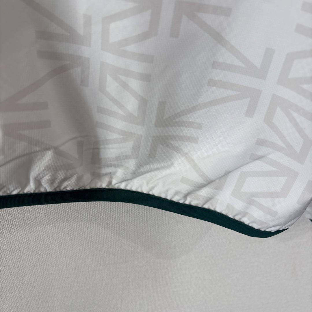 Admiral フード付きジャケット ホワイト/グリーン