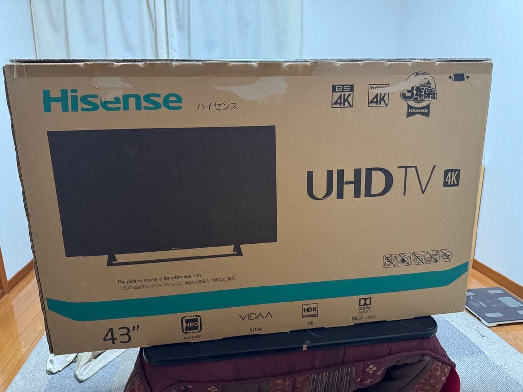 Hisense 43E6800 43インチ 4K UHD液晶テレビ