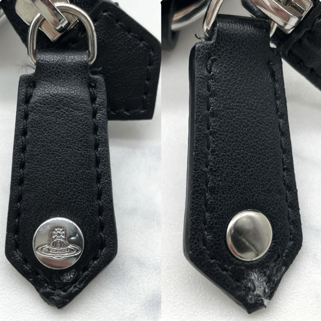 ヴィヴィアンウエストウッド スクエア クロスボディバッグ ショルダー オーブ 黒