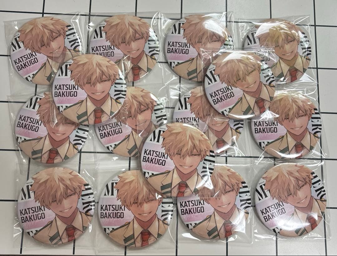 応募者全員サービス ヒロアカ 缶バッジ 爆豪勝己 ジャンプGIGA 15個