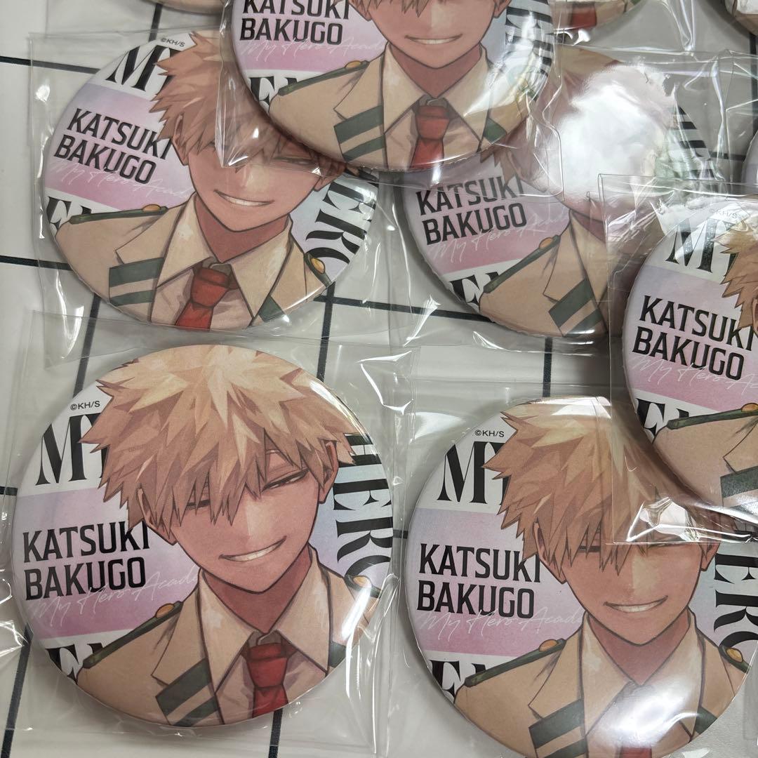 応募者全員サービス ヒロアカ 缶バッジ 爆豪勝己 ジャンプGIGA 15個