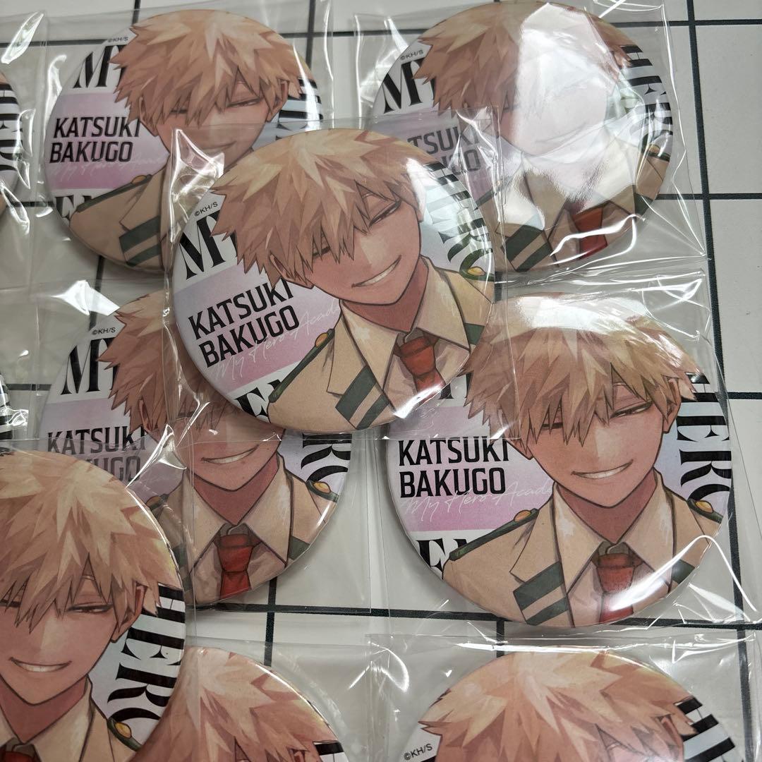 応募者全員サービス ヒロアカ 缶バッジ 爆豪勝己 ジャンプGIGA 15個