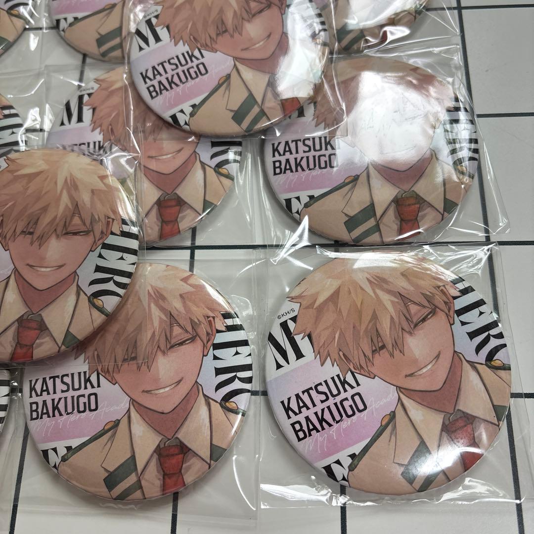 応募者全員サービス ヒロアカ 缶バッジ 爆豪勝己 ジャンプGIGA 15個