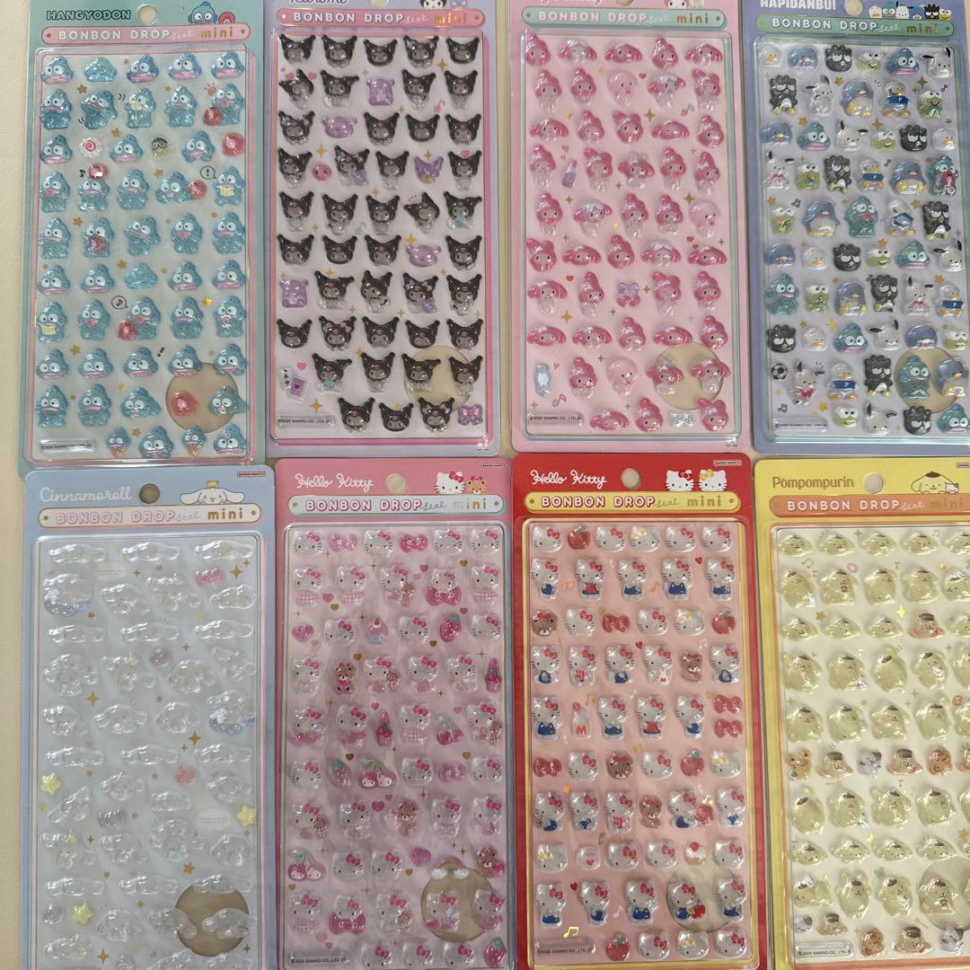 【正規品】ボンボンドロップシール ミニ サンリオ コンプリート