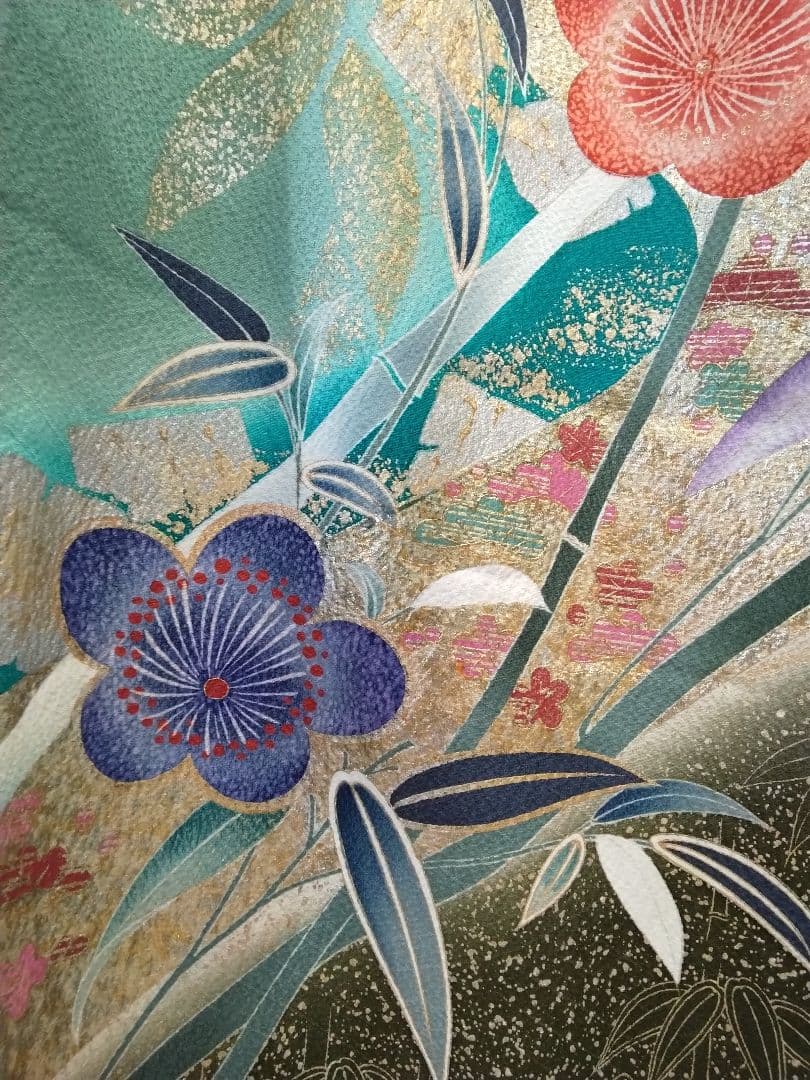 振袖フルセット、正絹振袖セット、刺繍半襟、重ね衿、帯揚げ、帯締め、袋帯、襦袢Q