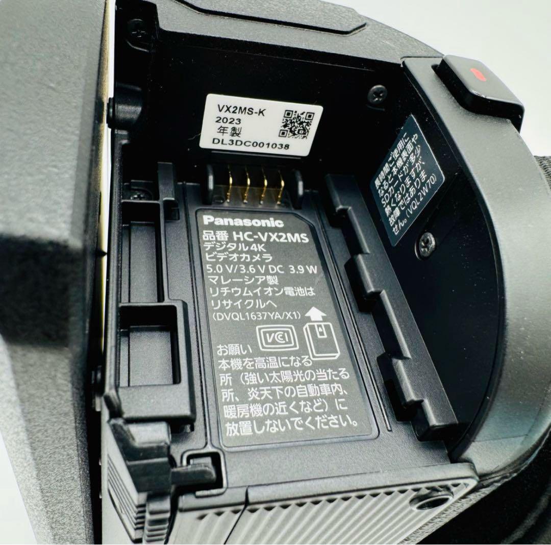 【美品】Panasonicデジタル4KビデオカメラHC-VX2MS-K