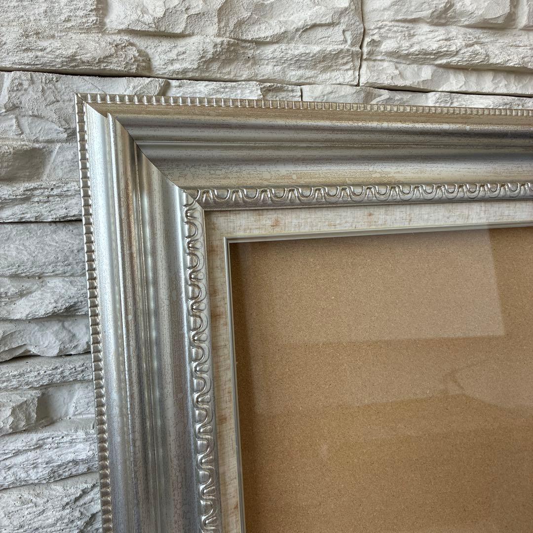 美品★アンティーク 額縁 フレーム シルバー 高級