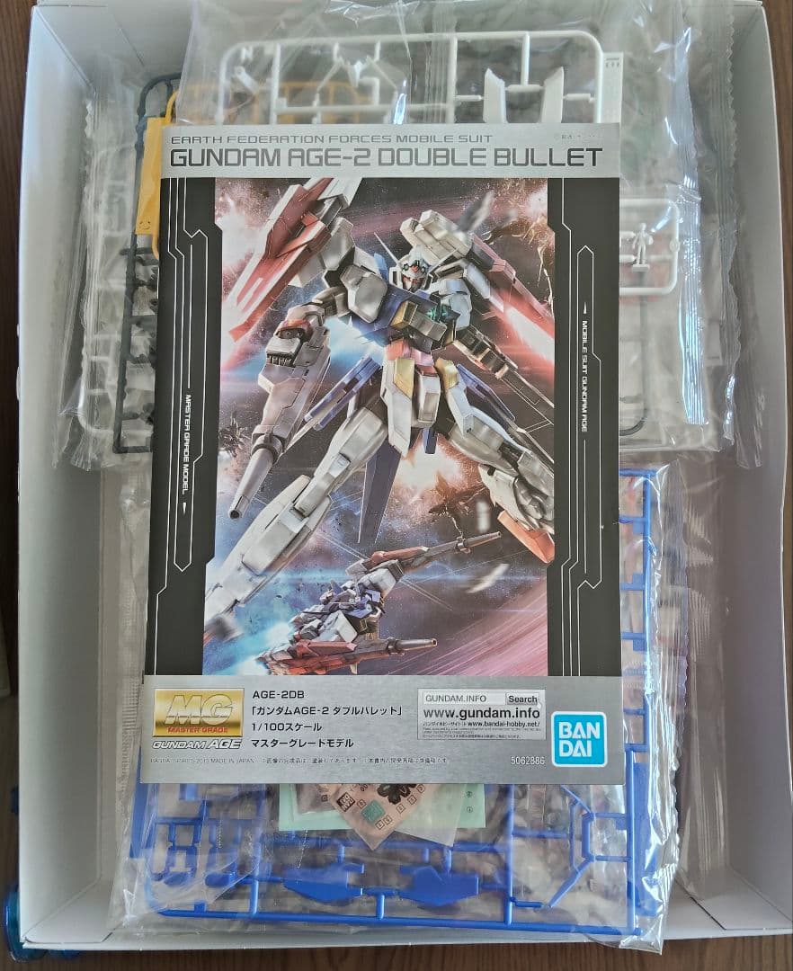 MG ガンダムAGE-2 ダブルバレット (青版)