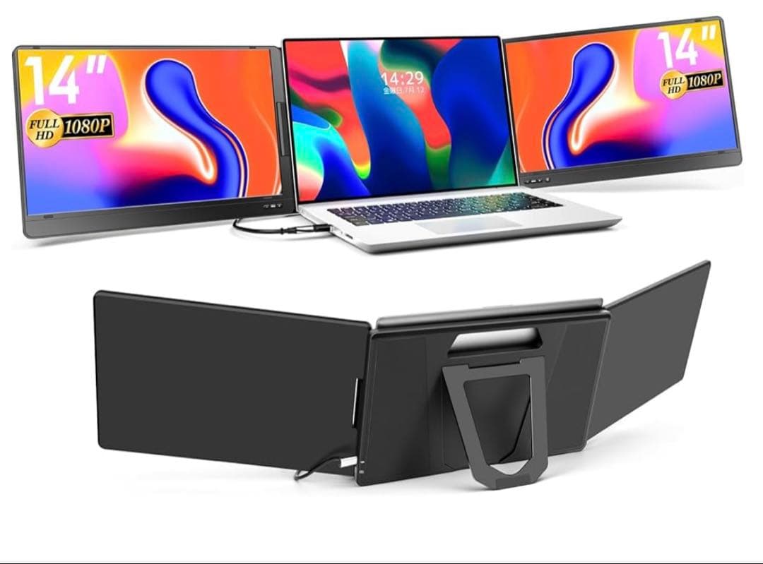 モバイルモニター 14インチ KOGODA 11.6~15.6ノートパソコン用