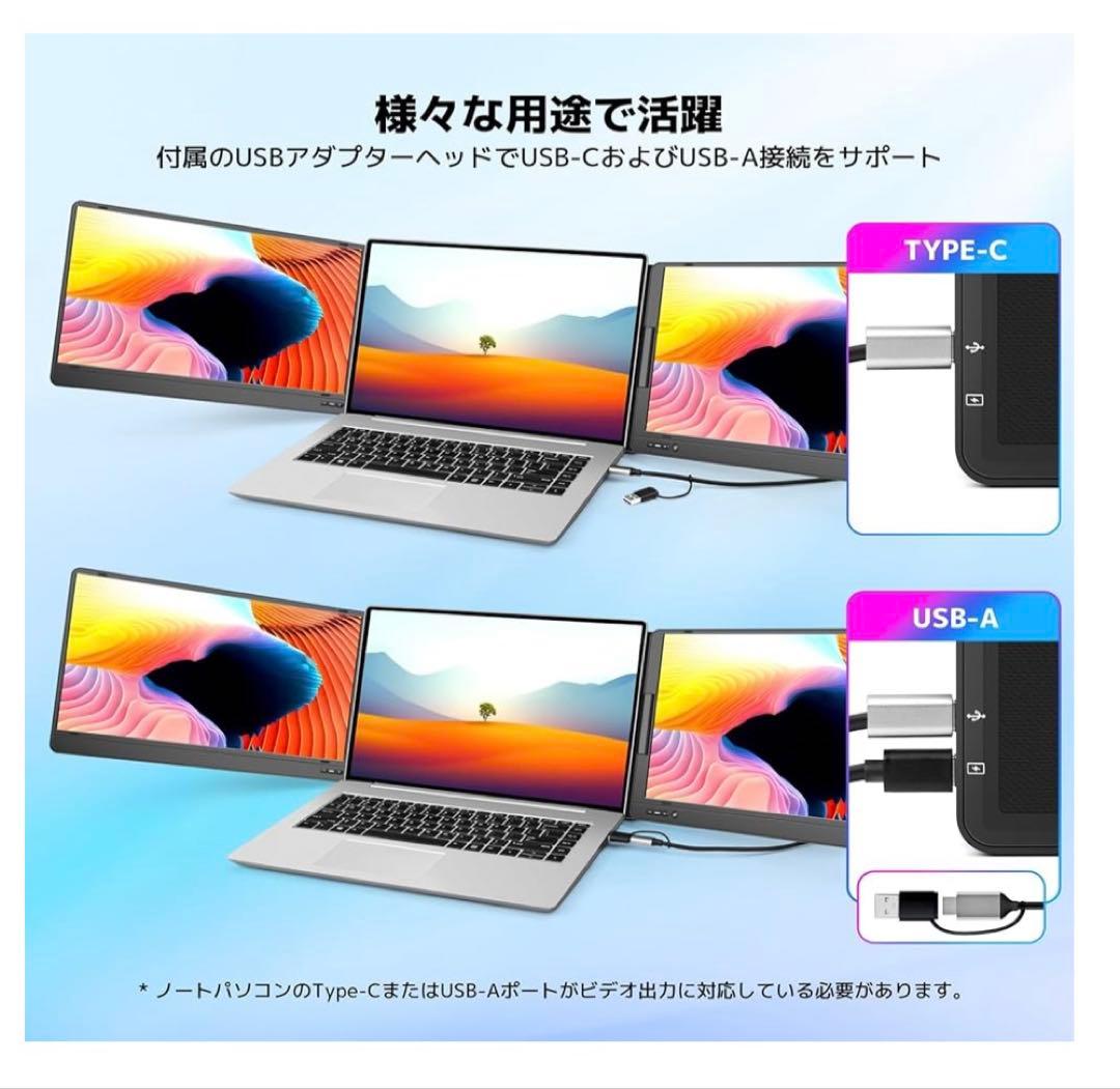 モバイルモニター 14インチ KOGODA 11.6~15.6ノートパソコン用