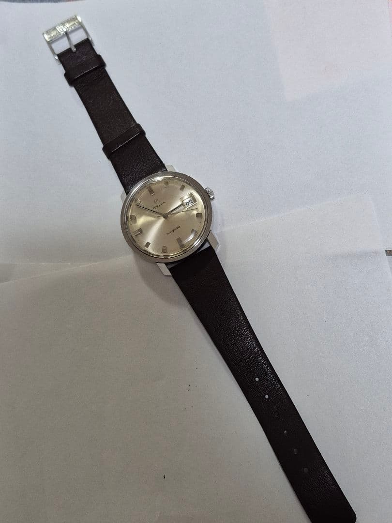 R*8様 CYMA navystar 自動巻き　メンズ腕時計