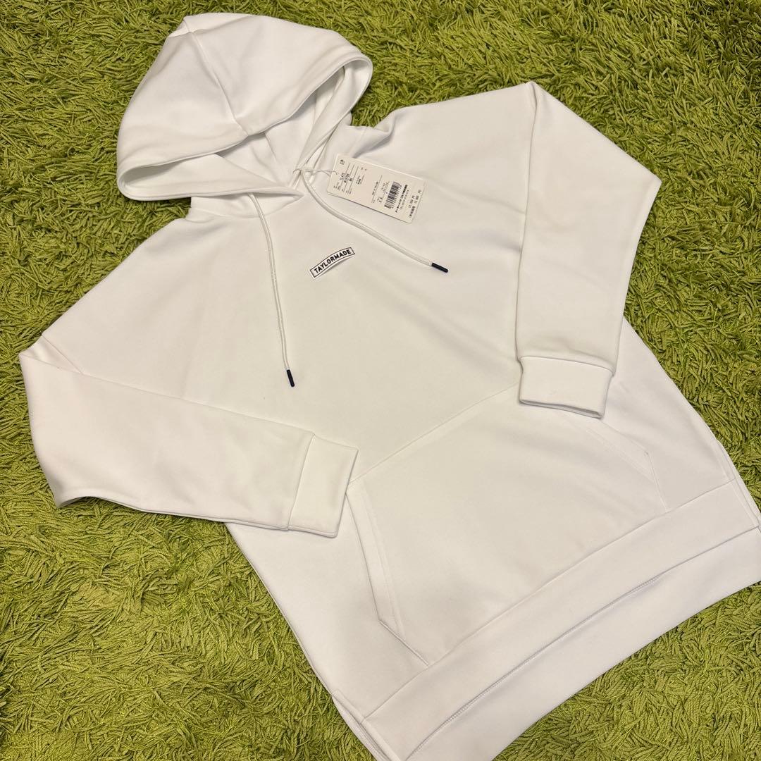 【TaylorMade】新品✨S フード付きロゴトレーナー　スリット付き　秋冬