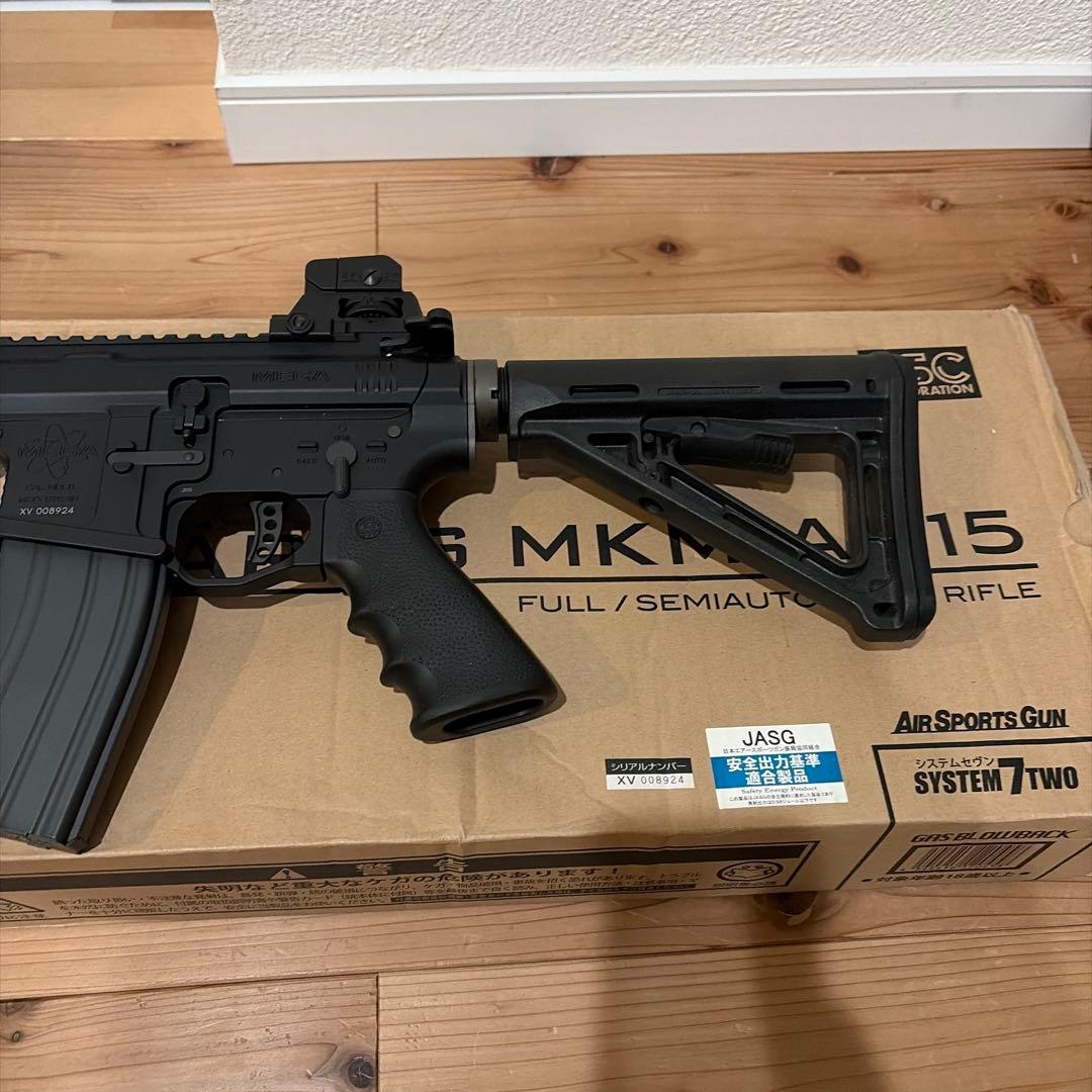 KSC MEGA MKM-AR15 ガスガン ブラック