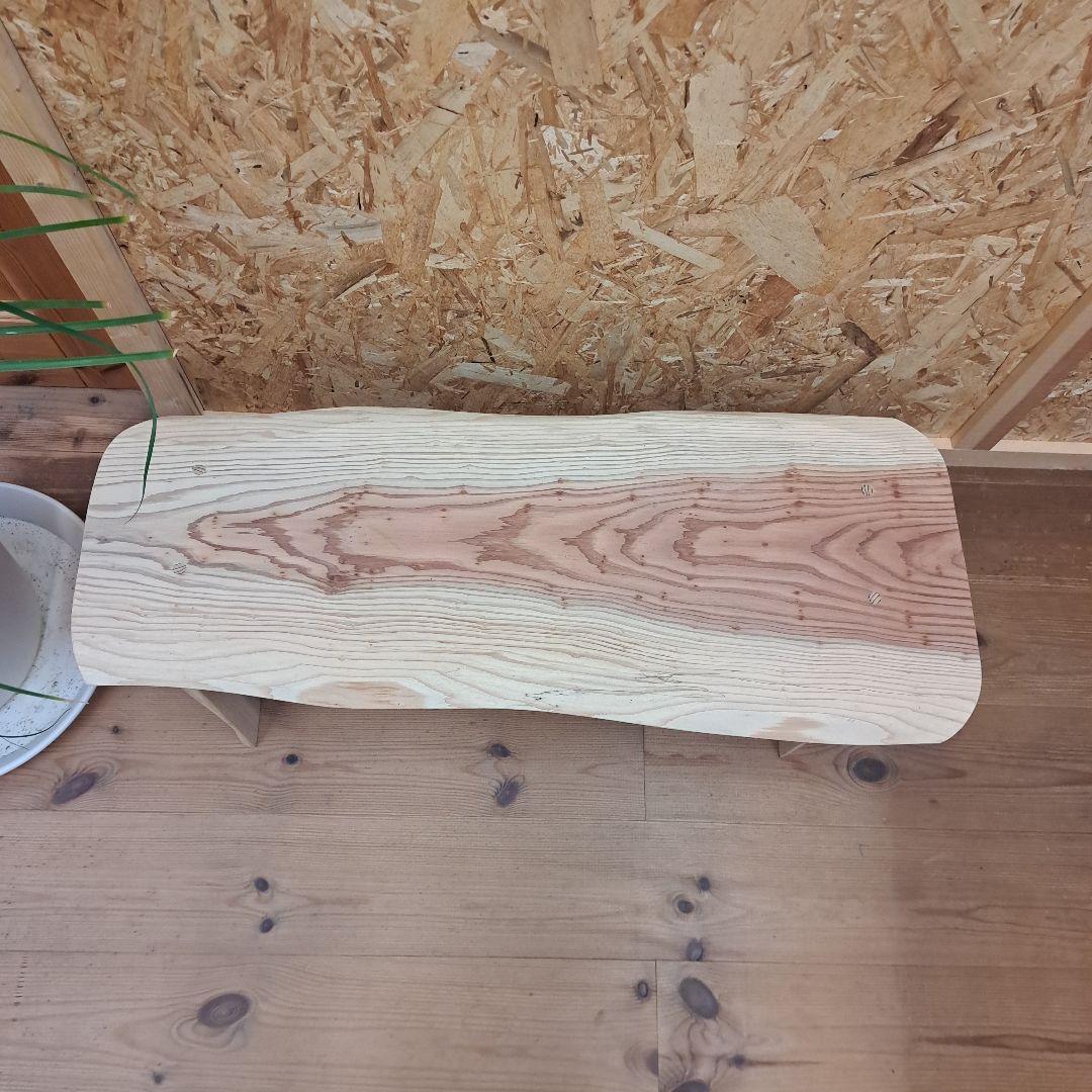 ナチュラル木製ベンチ 約78センチ