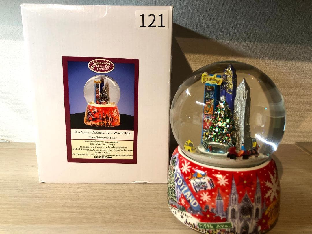 スノードーム││タイムズスクエアとクリスマスツリー│121