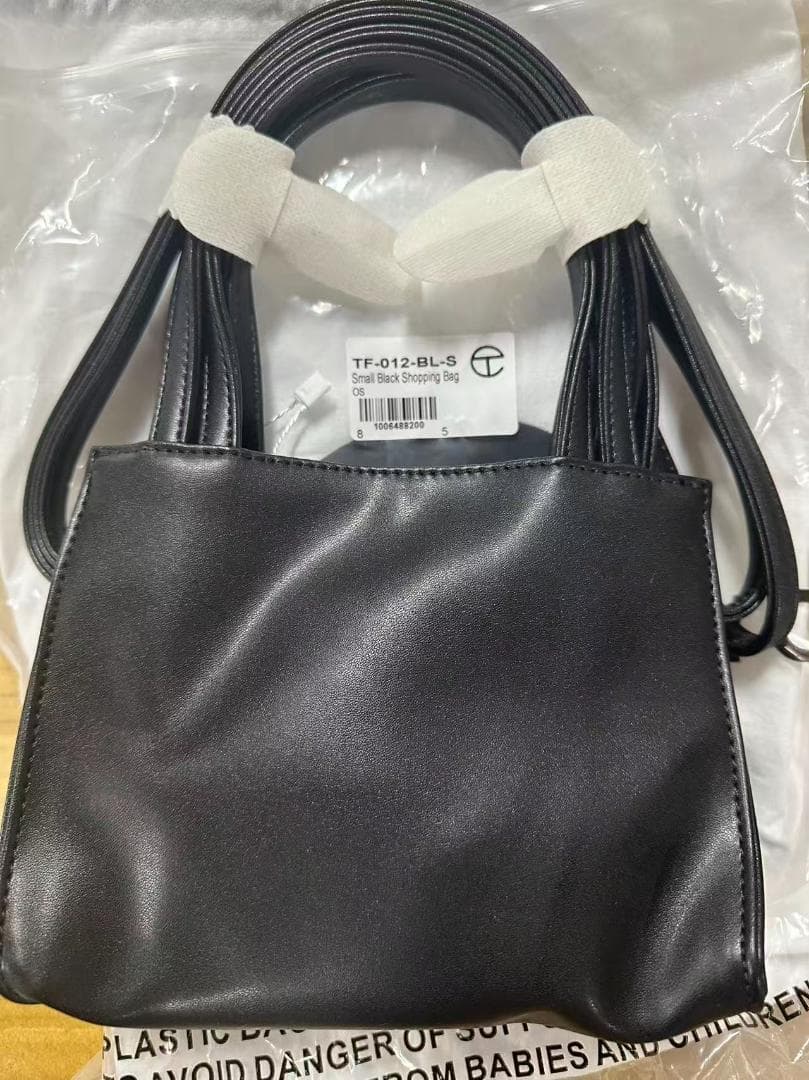 Telfarブラック ショルダーバッグ *-