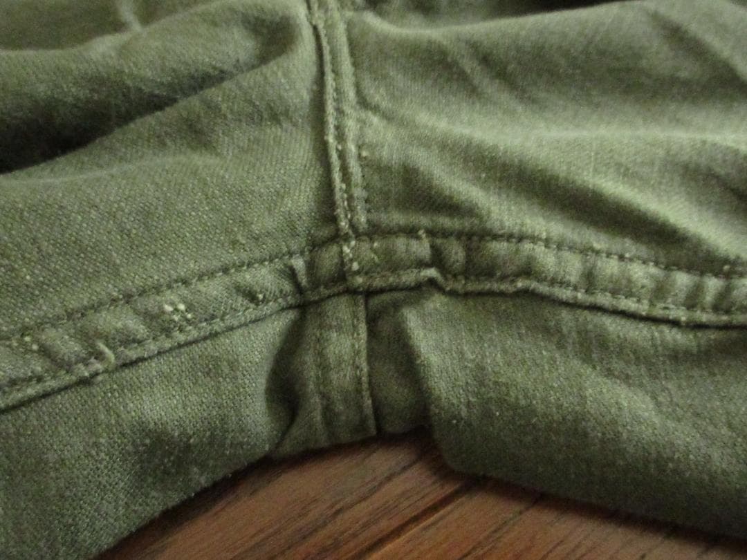 ★米軍実物USARMY推定'60s【OG-107】コットンサテンベイカーパンツ