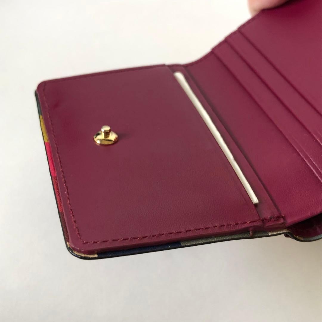 ♡スワールトリム がま口三つ折財布 ポールスミス♡