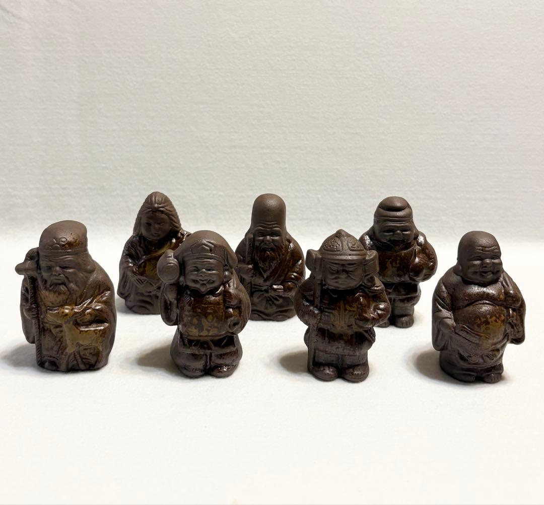 備前焼 七福神 置物 オブジェ インテリア 縁起物 招福