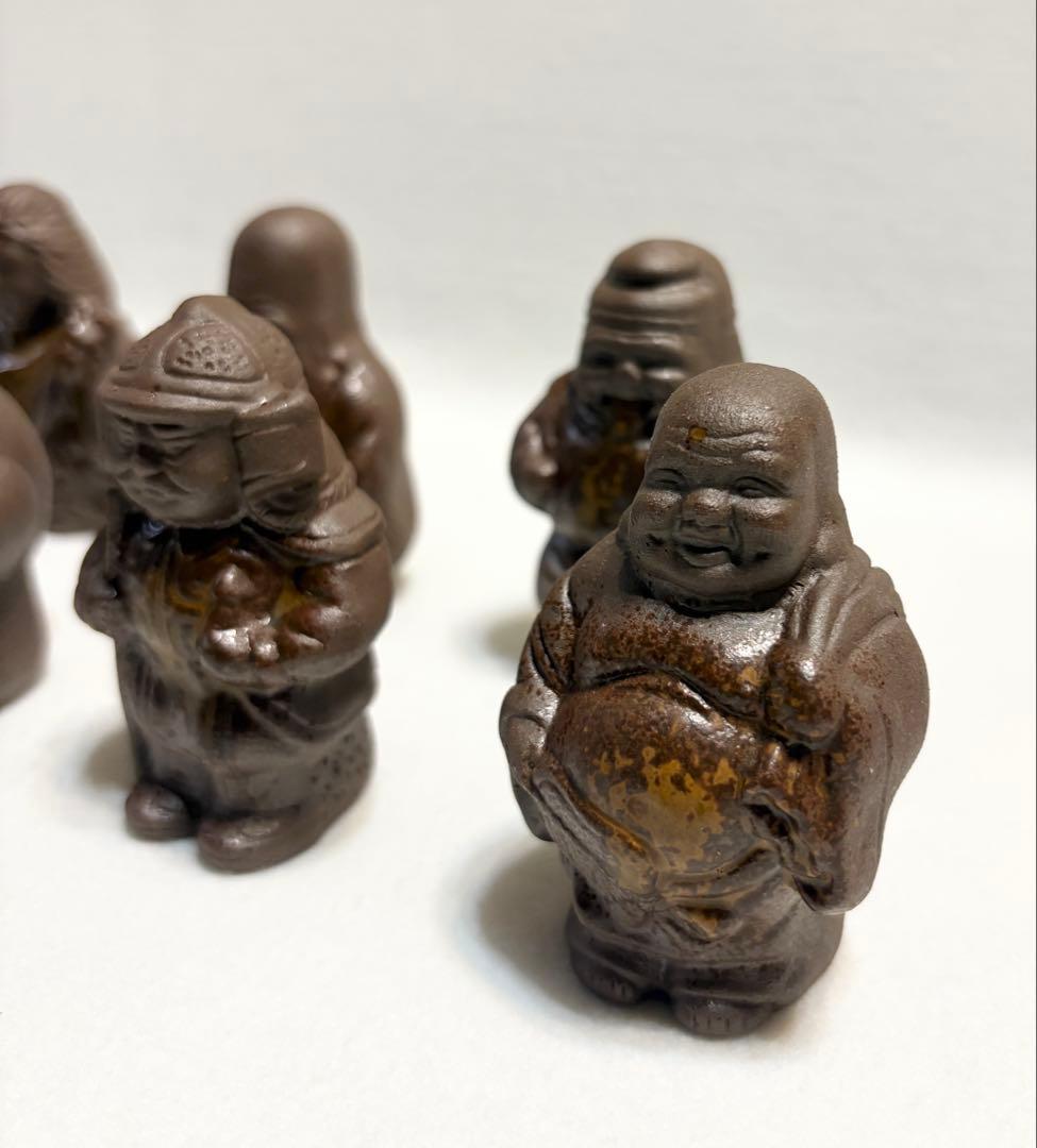 備前焼 七福神 置物 オブジェ インテリア 縁起物 招福