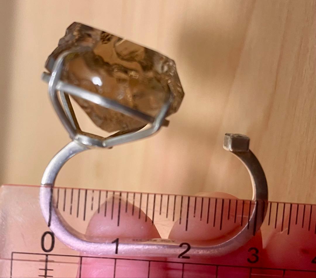 希少 adlin hue ダブルリング 指輪 レア 1点物 ダイヤモンド 二本指