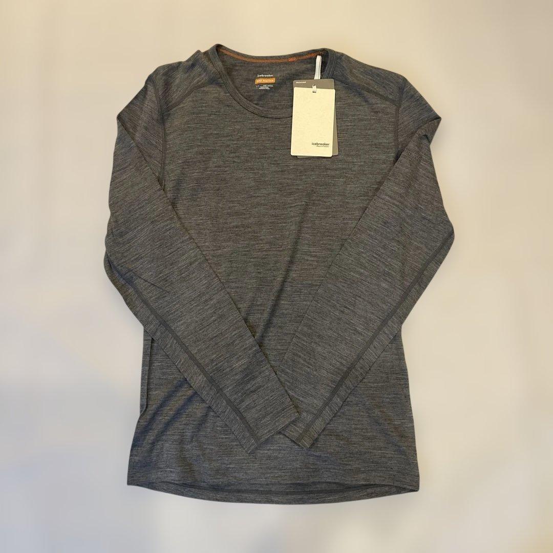 アイスブレーカー 200 オアシス ロングスリーブ クルー S