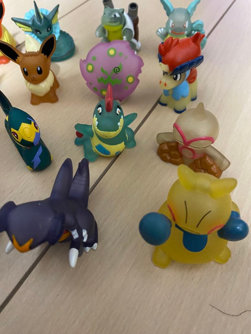 ポケモンキッズ　指人形　クリア　ガブリアス　アリゲイツ　ハブネーク　ポケモン