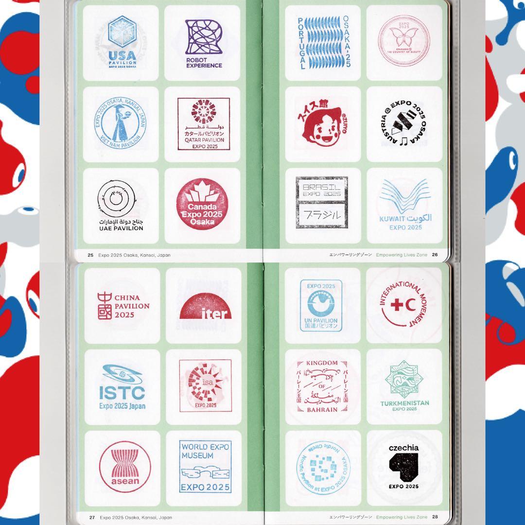 【フルコンプリート・施設番地順】公式スタンプパスポート 2025大阪・関西万博①