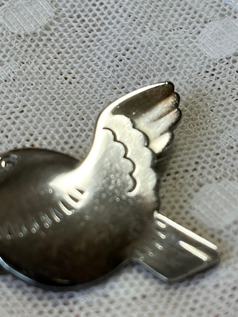 e  ジョージジェンセン　鳩　ブローチ