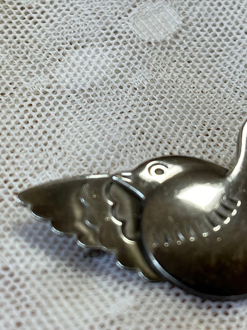 e  ジョージジェンセン　鳩　ブローチ