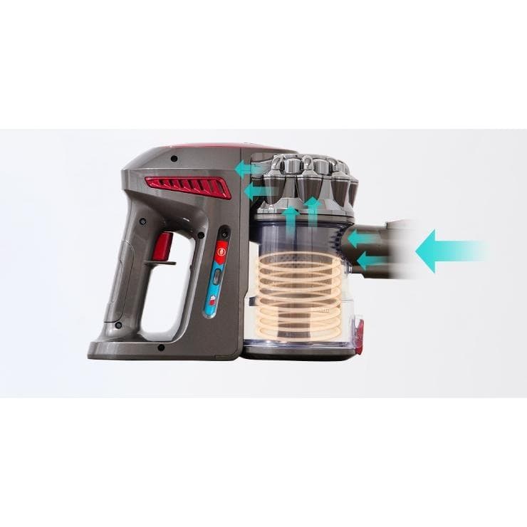 バッテリーなし　s!mplus コードレス掃除機　レッド　SP-RCL4W 青