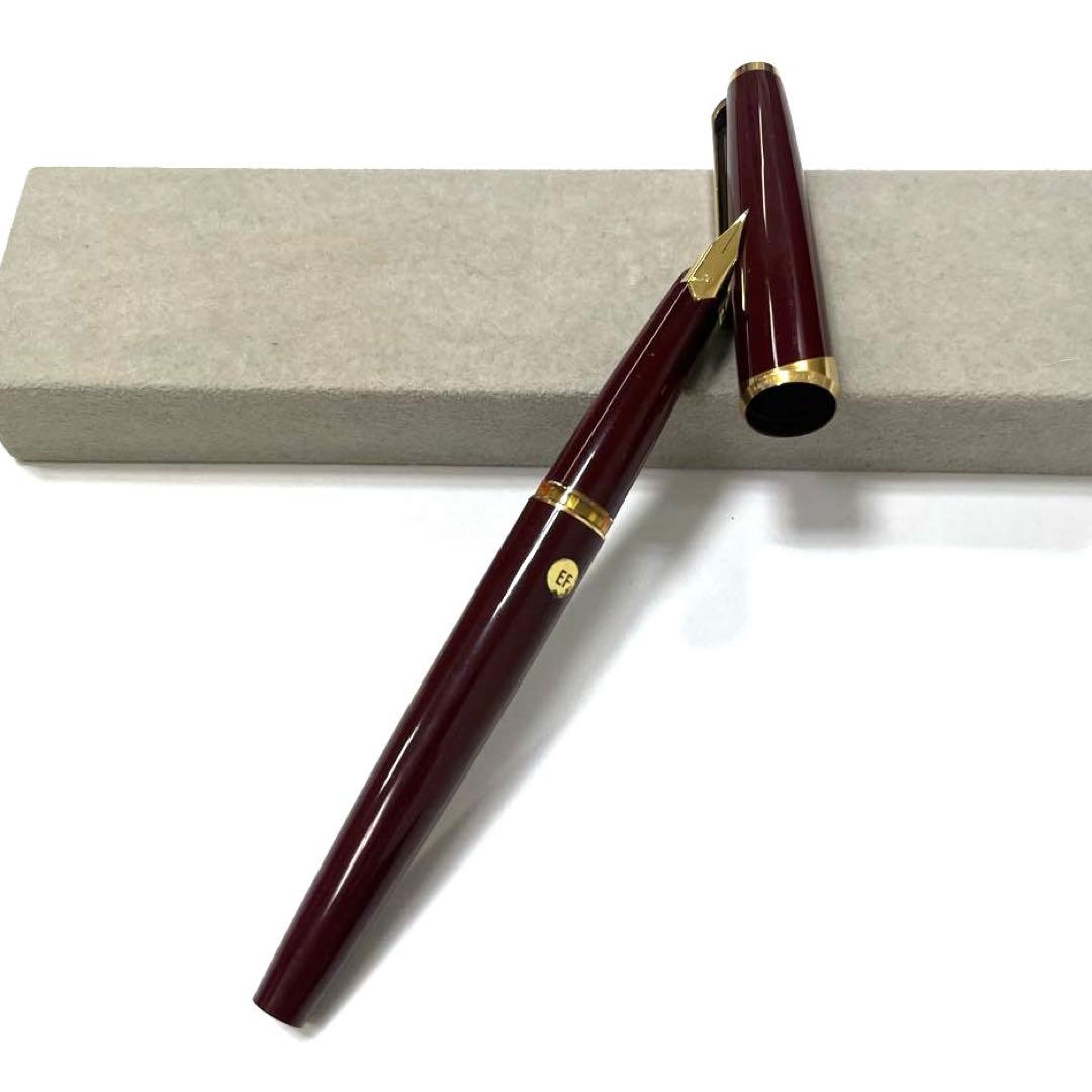 【ペン先750】MONTBLANC 万年筆 モンブラン ボルドー×ゴールド