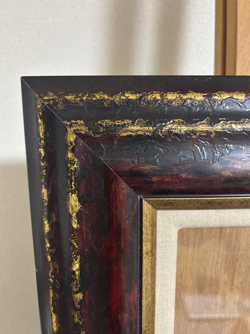 油彩額縁 【保存品】