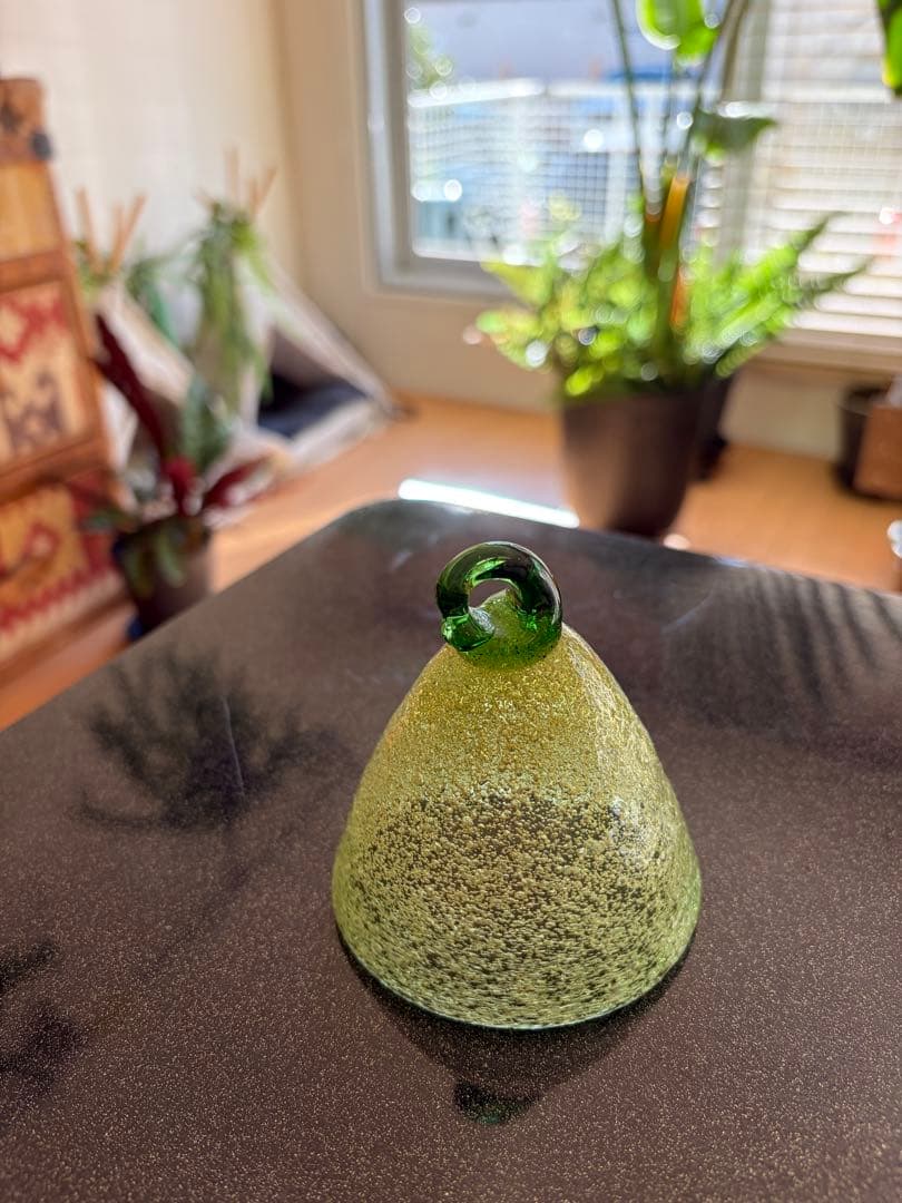 琉球ガラス 稲嶺盛吉 フードカバー 蚊帳 オトーリグラス