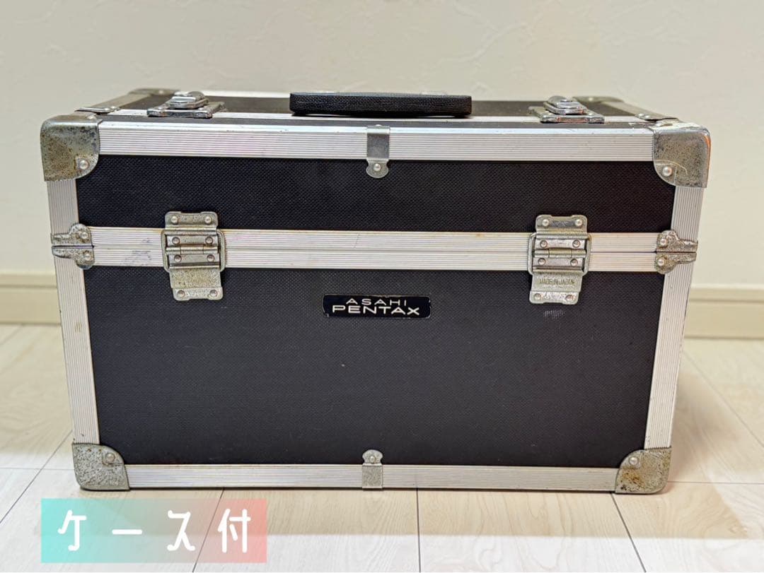 【完全現状品】 Pentax 6x7 中判カメラ レンズ3本 グリップ付