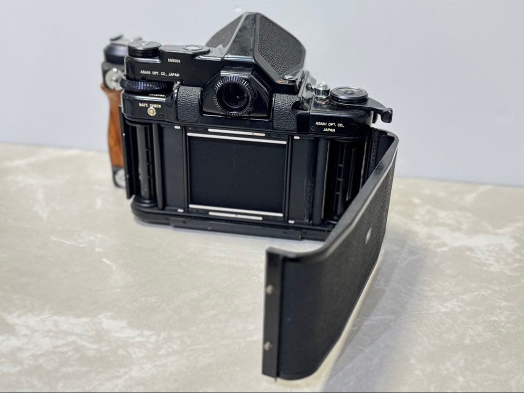 【完全現状品】 Pentax 6x7 中判カメラ レンズ3本 グリップ付