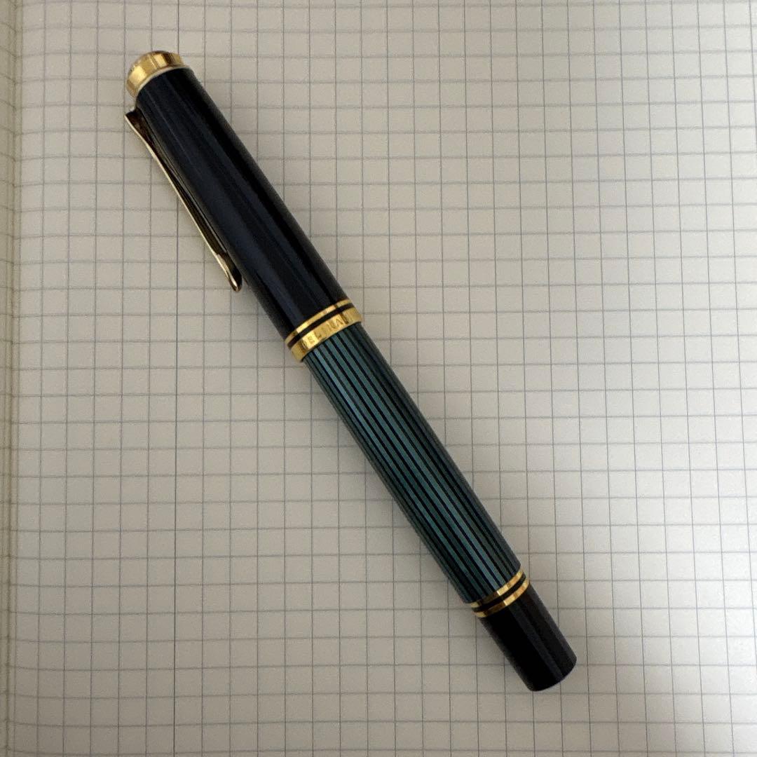 スーベレーンM600 緑縞　三角研ぎF