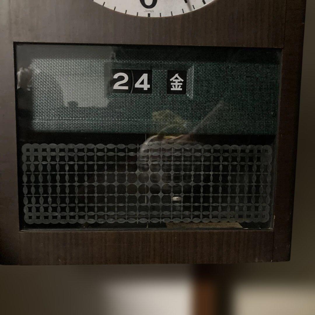 SEIKO アンティーク柱時計 30day カレンダー 稼働中